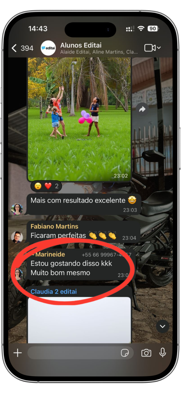 Depoimento: Estou gostando disso kkk Muito bom mesmo